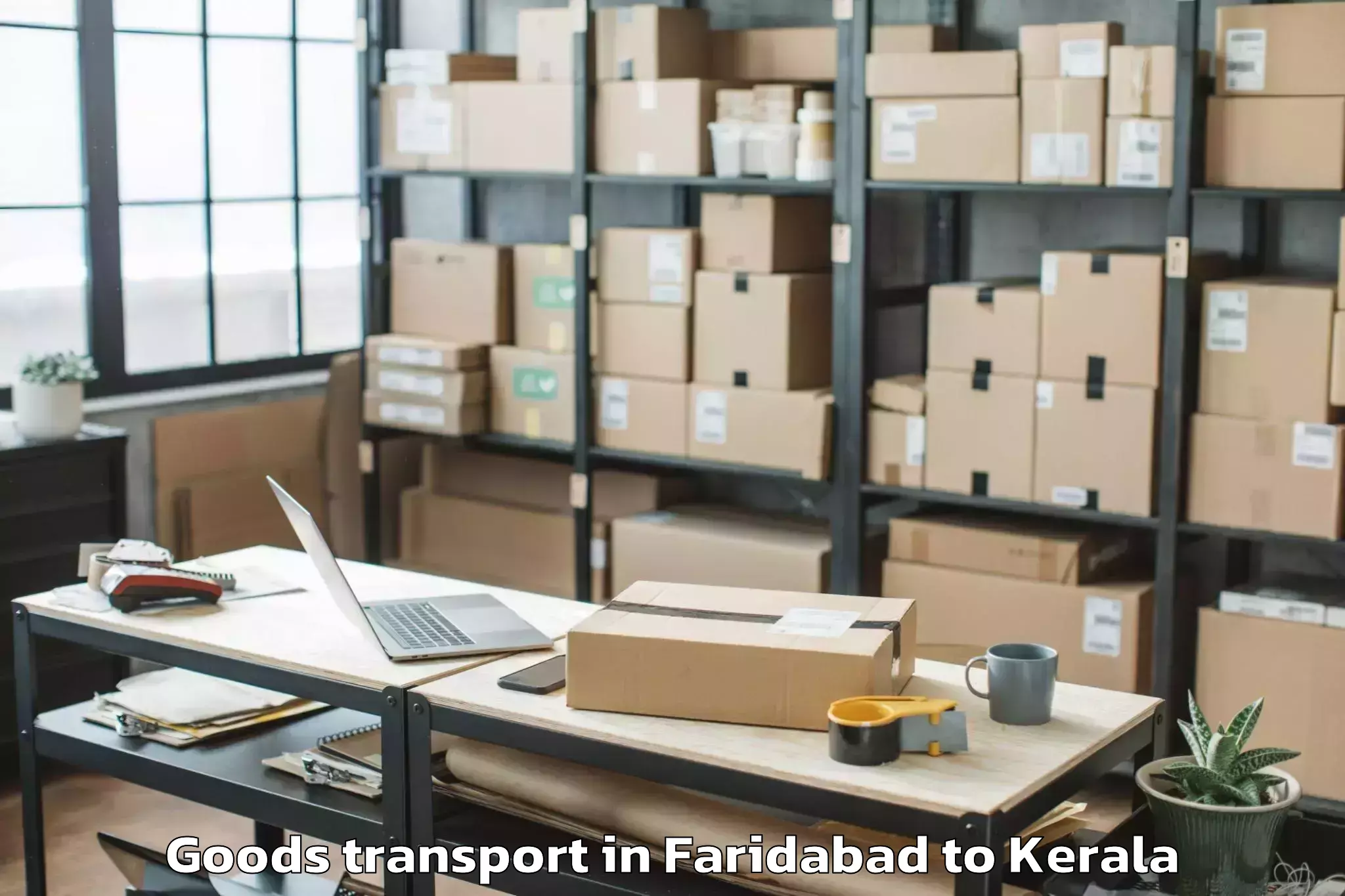 Efficient Faridabad to Mannarakkat Goods Transport